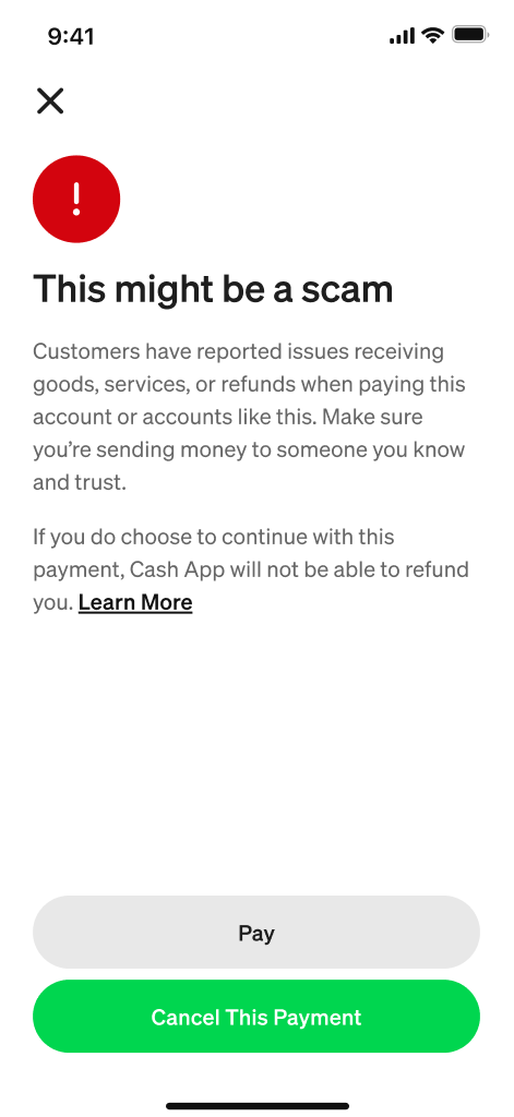 Before warning
